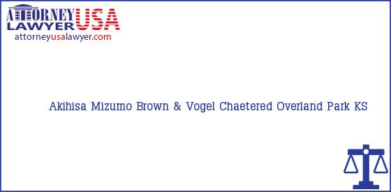 Telephone, Address and other contact data of Akihisa Mizumo, Overland Park, KS, USA