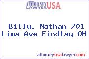 Billy, Nathan 701 Lima Ave Findlay OH