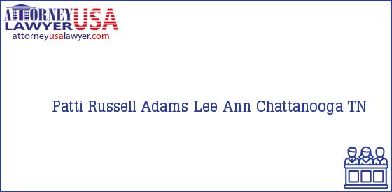 Telephone, Address and other contact data of Patti Russell, Chattanooga, TN, USA