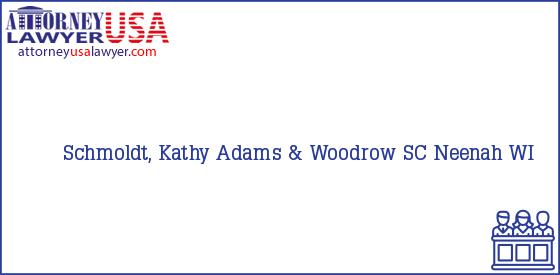 Telephone, Address and other contact data of Schmoldt, Kathy, Neenah, WI, USA