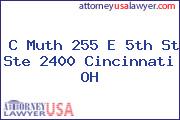 C Muth 255 E 5th St Ste 2400 Cincinnati OH