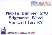 Mable Barber 208 Edgemont Blvd Versailles KY