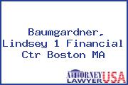 Baumgardner, Lindsey 1 Financial Ctr Boston MA