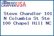 Steve Chandler 101 N Columbia St Ste 100 Chapel Hill NC