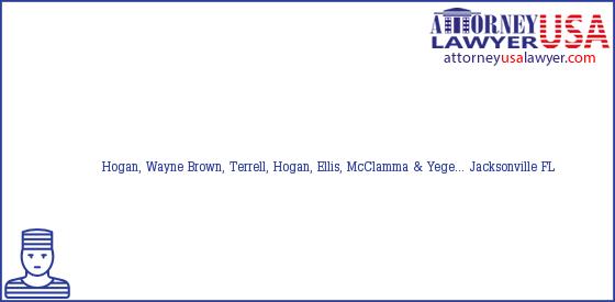Telephone, Address and other contact data of Hogan, Wayne, Jacksonville, FL, USA