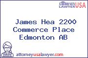 James Hea 2200 Commerce Place Edmonton AB