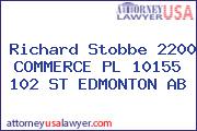 Richard Stobbe 2200 COMMERCE PL 10155 102 ST EDMONTON AB