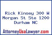 Rick Kinsey 300 W Morgan St Ste 1200 Durham NC