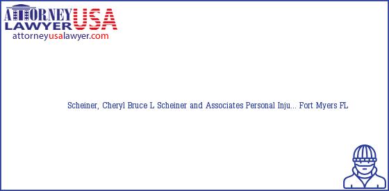 Telephone, Address and other contact data of Scheiner, Cheryl, Fort Myers, FL, USA