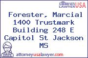 Forester, Marcial 1400 Trustmark Building 248 E Capitol St Jackson MS