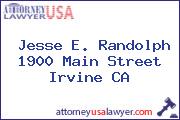 Jesse E. Randolph 1900 Main Street Irvine CA