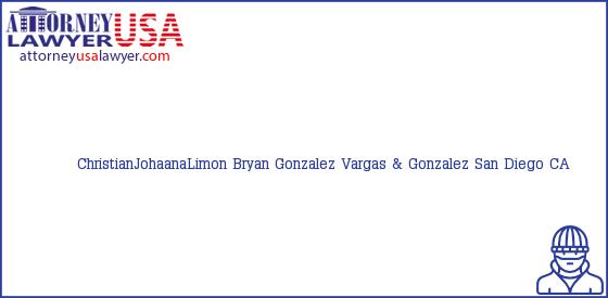 Telephone, Address and other contact data of ChristianJohaanaLimon, San Diego, CA, USA