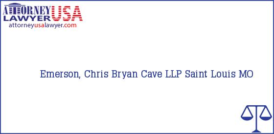 Telephone, Address and other contact data of Emerson, Chris, Saint Louis, MO, USA