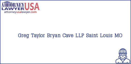 Telephone, Address and other contact data of Greg Taylor, Saint Louis, MO, USA