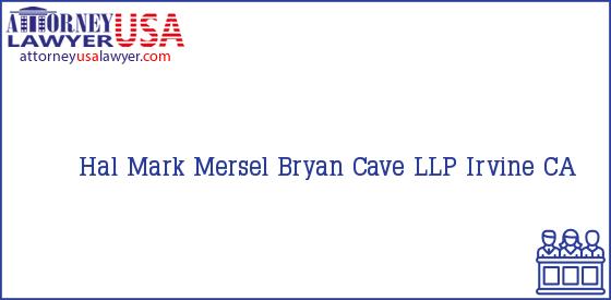 Telephone, Address and other contact data of Hal Mark Mersel, Irvine, CA, USA