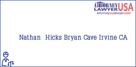 Telephone, Address and other contact data of Nathan  Hicks, Irvine, CA, USA