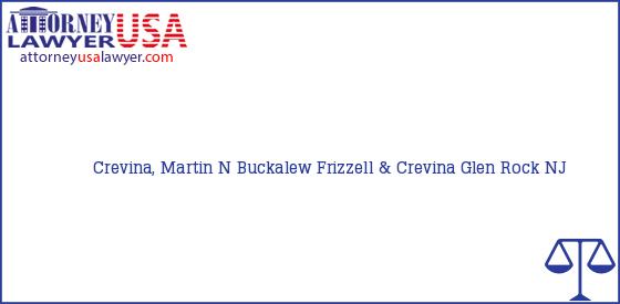 Telephone, Address and other contact data of Crevina, Martin N, Glen Rock, NJ, USA
