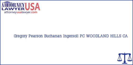 Telephone, Address and other contact data of Gregory Pearson, WOODLAND HILLS, CA, USA