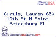 Curtis, Lauren 650 16th St N Saint Petersburg FL