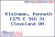 Kleinman, Kenneth 1375 E 9th St Cleveland OH