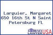 Larguier, Margaret 650 16th St N Saint Petersburg FL