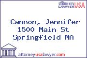 Cannon, Jennifer 1500 Main St Springfield MA