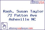 Rash, Susan Taylor 72 Patton Ave Asheville NC