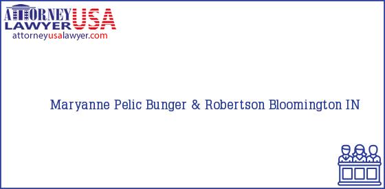 Telephone, Address and other contact data of Maryanne Pelic, Bloomington, IN, USA
