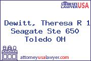 Dewitt, Theresa R 1 Seagate Ste 650 Toledo OH