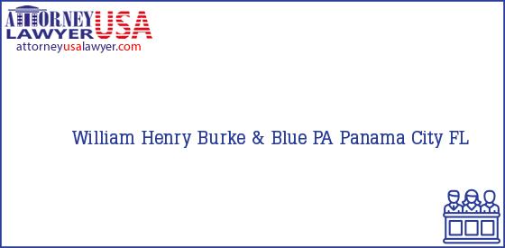 Telephone, Address and other contact data of William Henry, Panama City, FL, USA