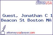 Guest, Jonathan C 1 Beacon St Boston MA
