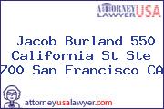 Jacob Burland 550 California St Ste 700 San Francisco CA