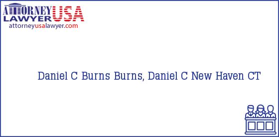 Telephone, Address and other contact data of Daniel C Burns, New Haven, CT, USA