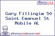 Gary Fillingim 50 Saint Emanuel St Mobile AL