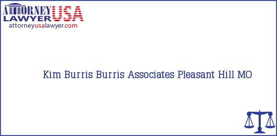Telephone, Address and other contact data of Kim Burris, Pleasant Hill, MO, USA