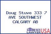 Doug Stuve 333 7 AVE SOUTHWEST CALGARY AB