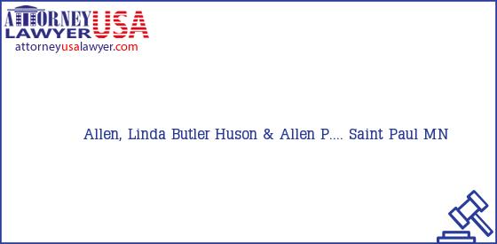 Telephone, Address and other contact data of Allen, Linda, Saint Paul, MN, USA