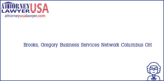 Telephone, Address and other contact data of Brooks, Gregory, Columbus, OH, USA