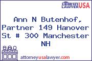 Ann N Butenhof, Partner 149 Hanover St # 300 Manchester NH
