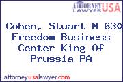 Cohen, Stuart N 630 Freedom Business Center King Of Prussia PA