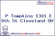 P Tompkins 1301 E 9th St Cleveland OH