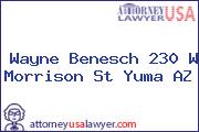 Wayne Benesch 230 W Morrison St Yuma AZ