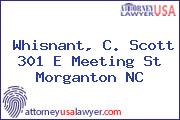 Whisnant, C. Scott 301 E Meeting St Morganton NC