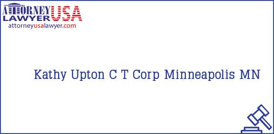 Telephone, Address and other contact data of Kathy Upton, Minneapolis, MN, USA