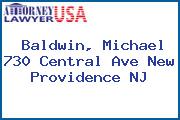 Baldwin, Michael 730 Central Ave New Providence NJ