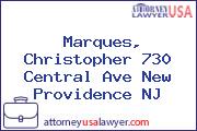 Marques, Christopher 730 Central Ave New Providence NJ