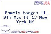 Pamela Hodges 111 8Th Ave Fl 13 New York NY