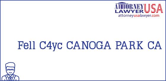Telephone, Address and other contact data of Fell, CANOGA PARK, CA, USA