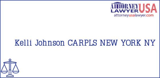 Telephone, Address and other contact data of Kelli Johnson, NEW YORK, NY, USA