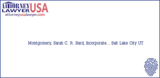 Telephone, Address and other contact data of Montgomery, Sarah, Salt Lake City, UT, USA